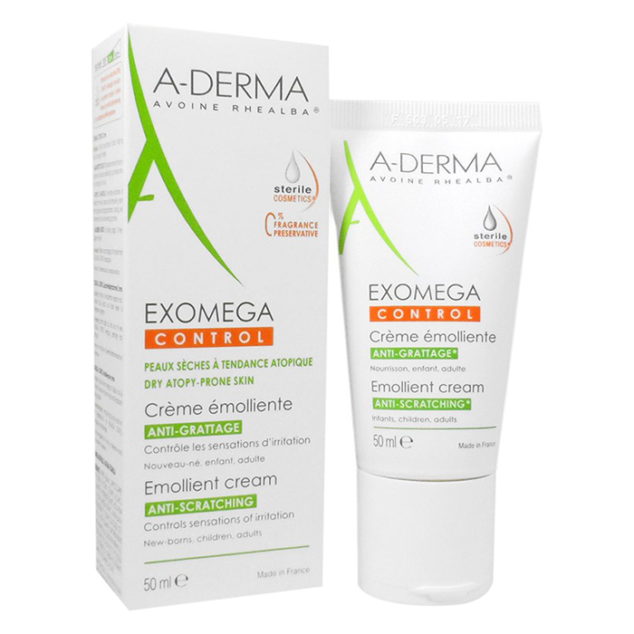 Kem Làm Mềm Da, Dịu Kích Ứng A-Derma Cho Da Khô Đến Rất Khô Exomega Control Emollient Cream (50ml)