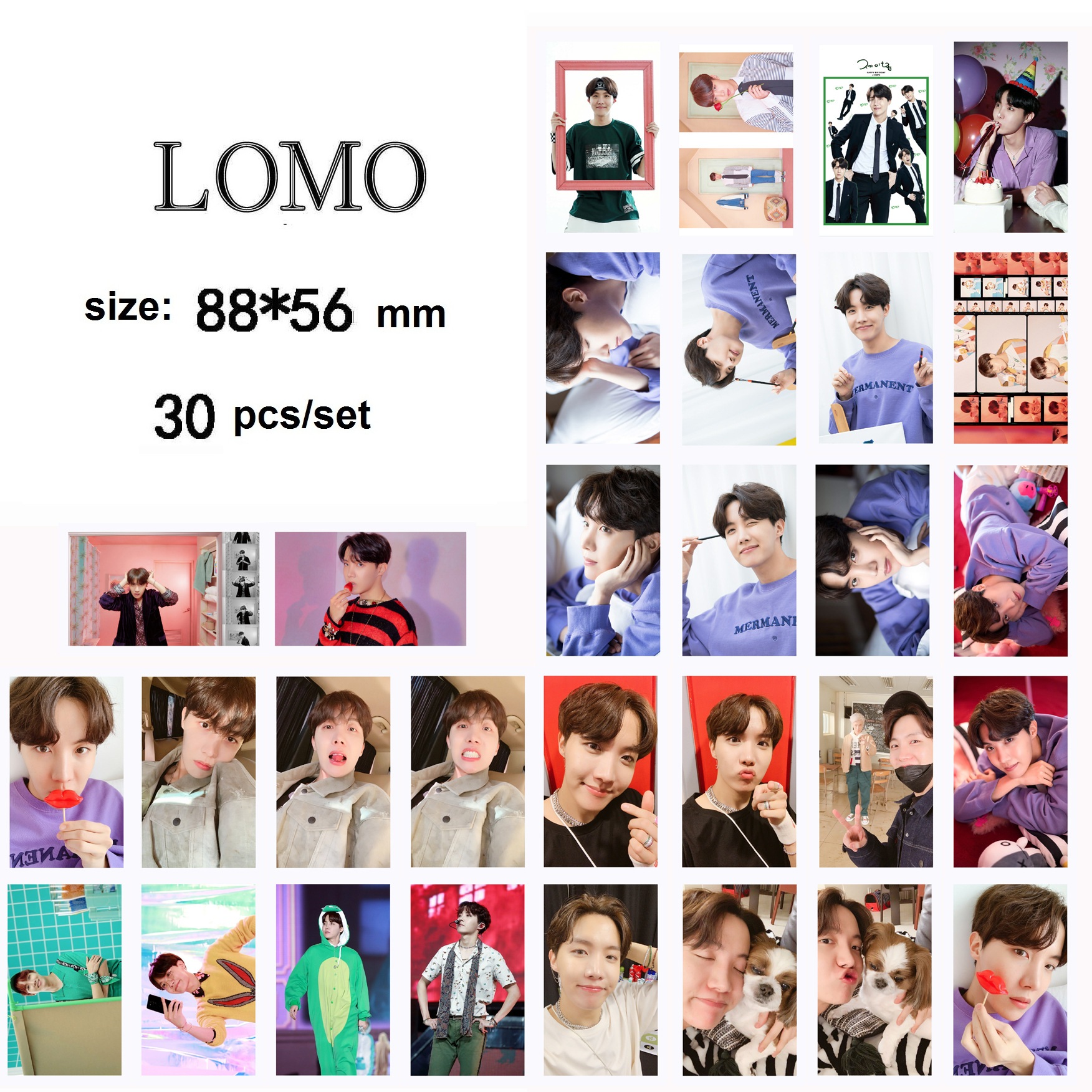 Lomo card Jhope BTS "Map of the Soul"