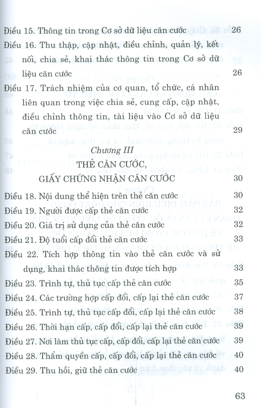Luật Căn Cước (Hiệu lực thi hành từ ngày 01 tháng 07 năm 2024)