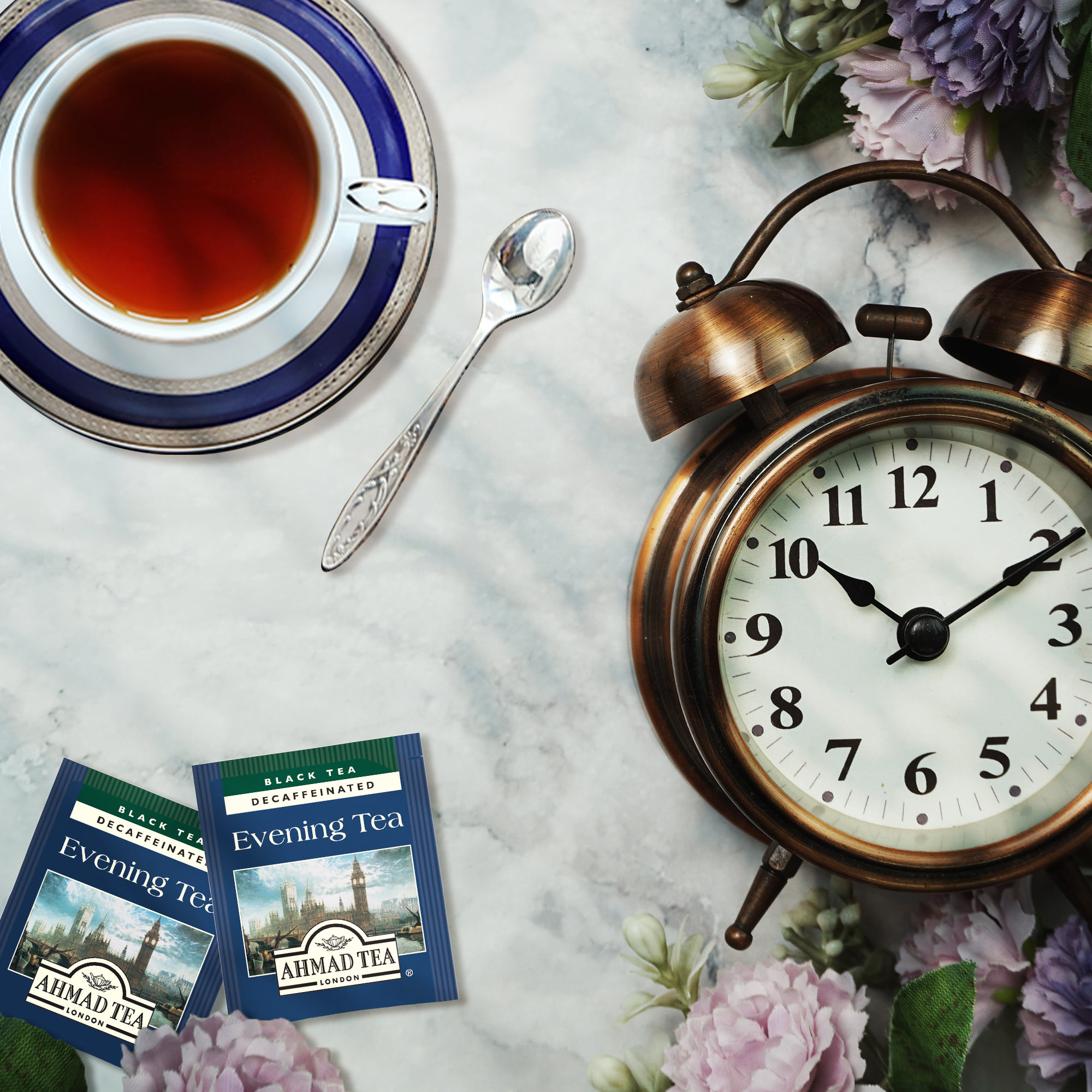 TRÀ AHMAD ANH QUỐC - BUỔI TỐI - Evening Tea Decaffeinated - Không chứa Caffeine