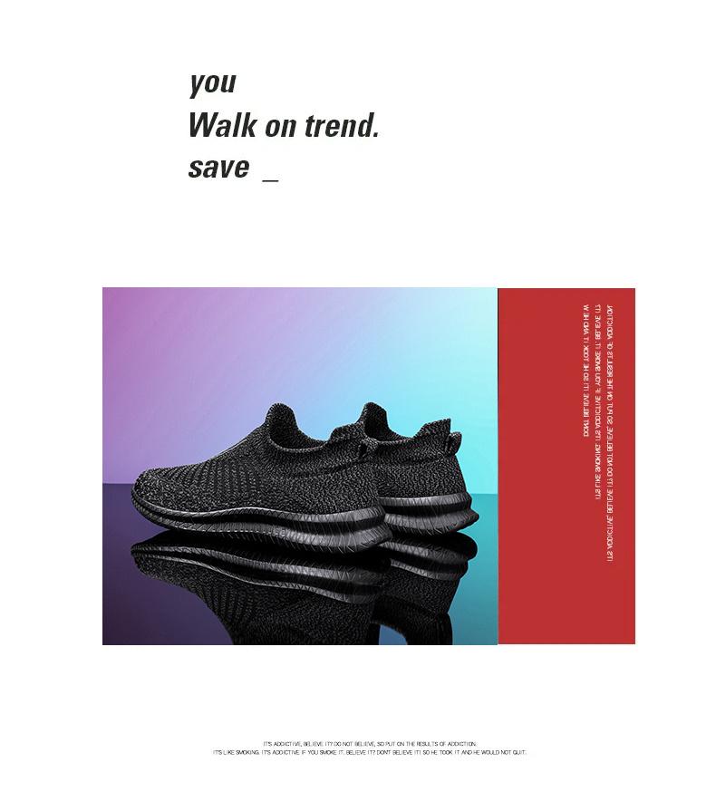 Mới 2022 Chạy Bộ Nam Đen Thoáng Khí Nam Giày Cổ Điển Thời Trang Thoải Mái Đi Giày Du Lịch Masculin Giày Color: Black Shoe Size: 8