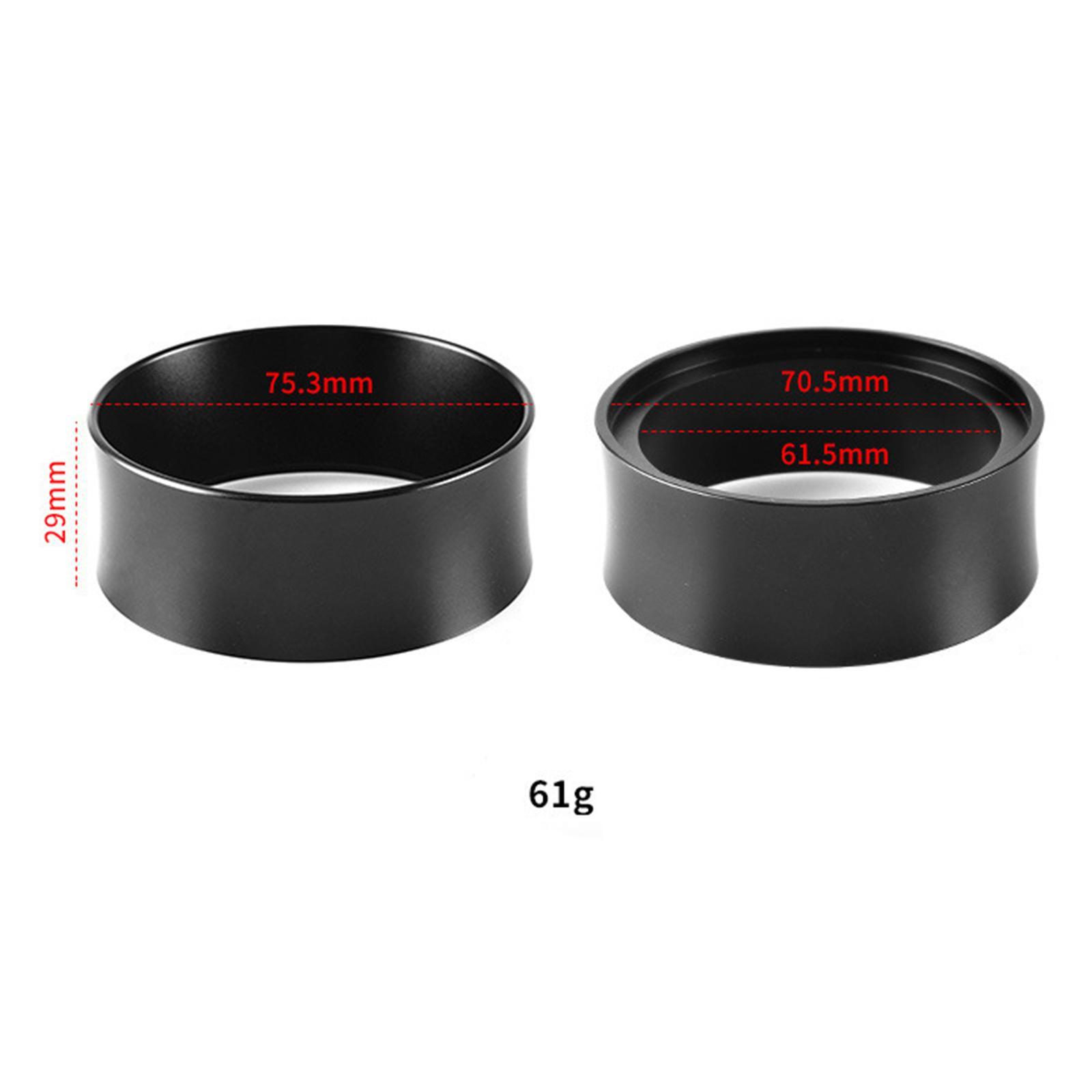 Aluminum Alloy Dosing , 58 Dosing Rings, Espresso Dosing  for  , Black
