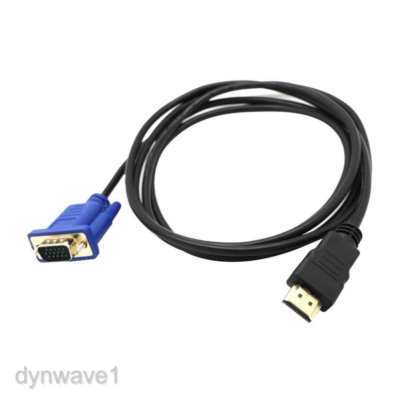 Cáp chuyển đổi HDTV HDMI sang VGA HD-15 Male 15 chân 1080P