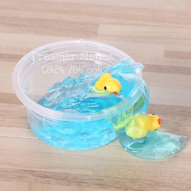 CHÚ VỊT ĐÁNG YÊU CLEAR SLIME SIÊU TRONG VÀ DẺO - TẶNG KÈM CHARM MIỄN PHÍ