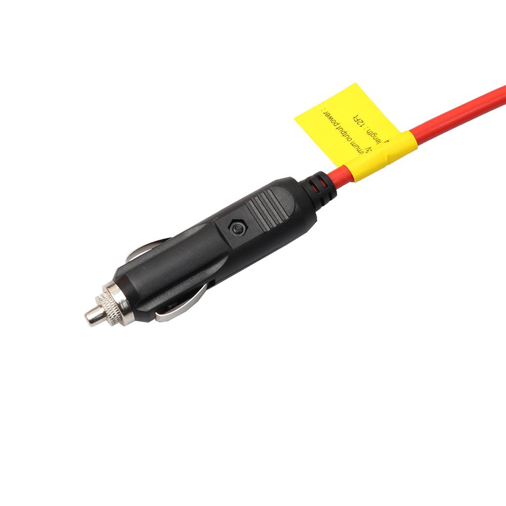 Cigarette Lighter Extension Cord Cable Heavy Duty 12ft 12V/24V Car Charger with Cigarette Lighter Socket Plug