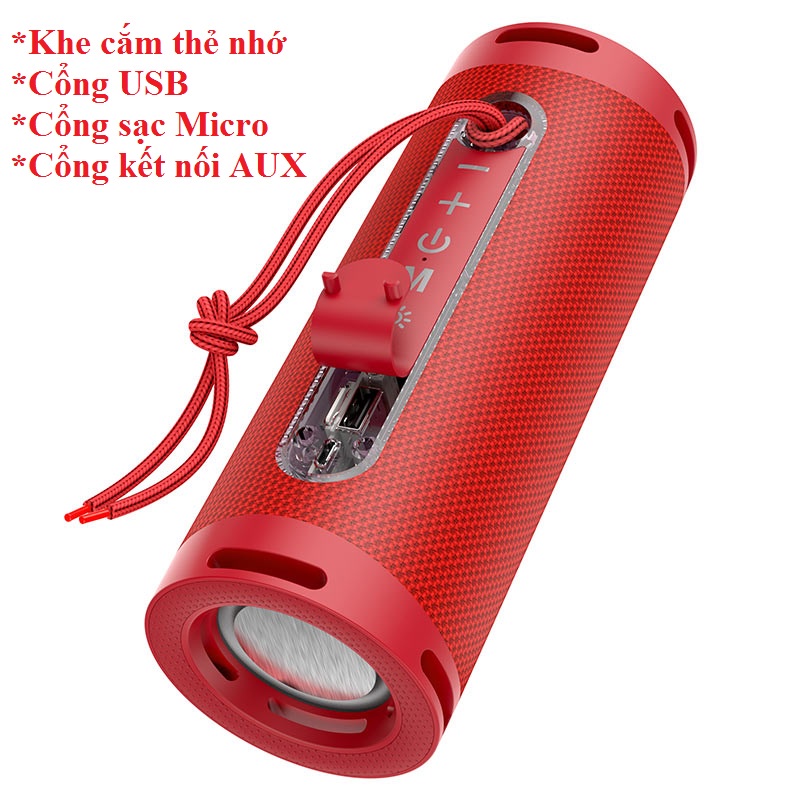 Loa không dây Bluetooth V5.1 hỗ trợ TWS cho điện thoại, laptop hoco HC9 - Hàng chính hãng