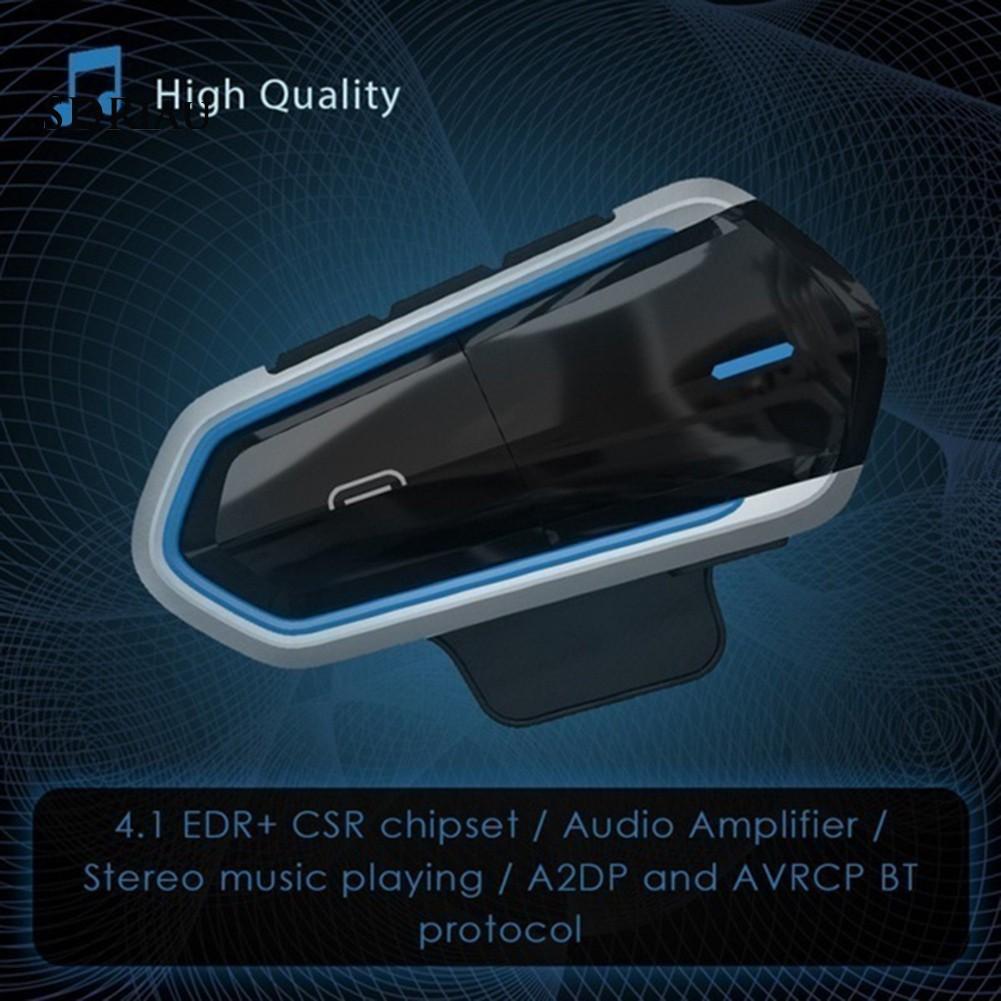 Bộ tai nghe bluetooth 4.1 liên lạc nội bộ B35 gắn mũ bảo hiểm đi xe mô tô