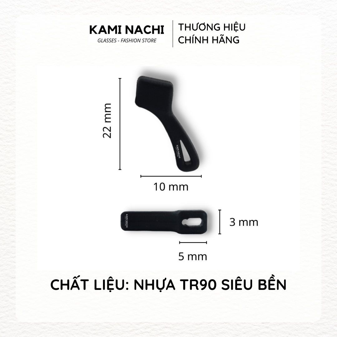 Đệm tai chống trượt cho kính, loại móc nhỏ gọn phiên bản mới KAMI NACHI