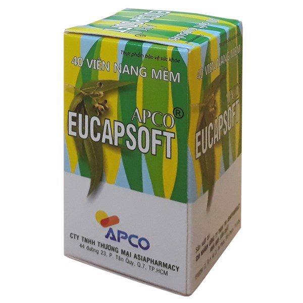 EUCAPSOFT &amp; EUCAPHOR - VIÊN UỐNG GIẢM HO, ĐAU RÁT HỌNG