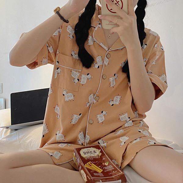 Bộ ngủ pijama chú ngựa cute vải cotton