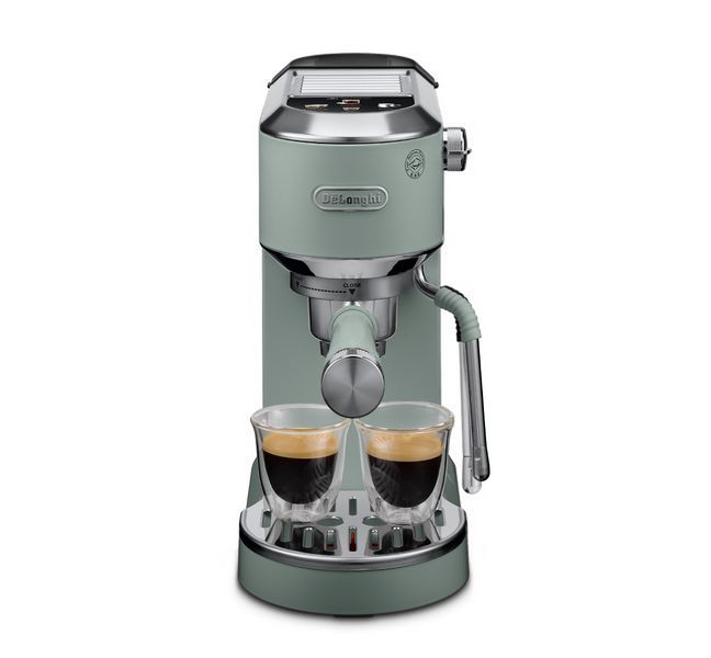 Máy pha cà phê espresso DeLonghi Dedica Duo EC890.GR - Hàng Chính Hãng