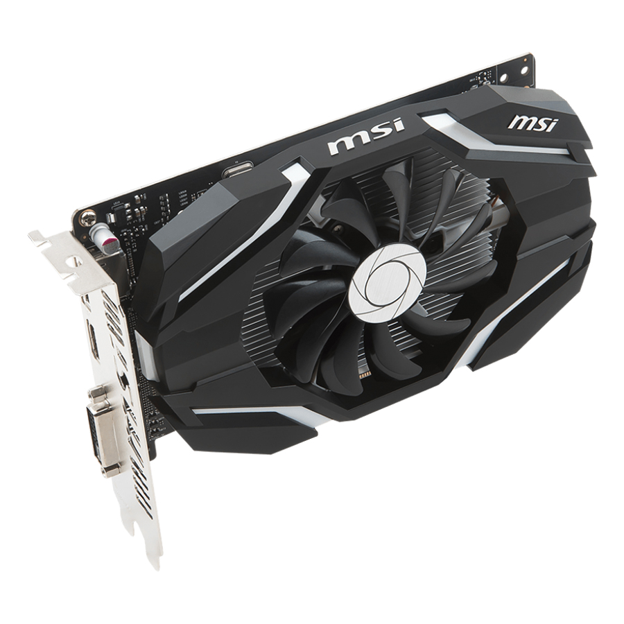 Card Màn Hình VGA MSI MSI GTX1050 Ti 4G OCV1 128BIT 1 Fan DP HDMI DVI - Hàng Chính Hãng