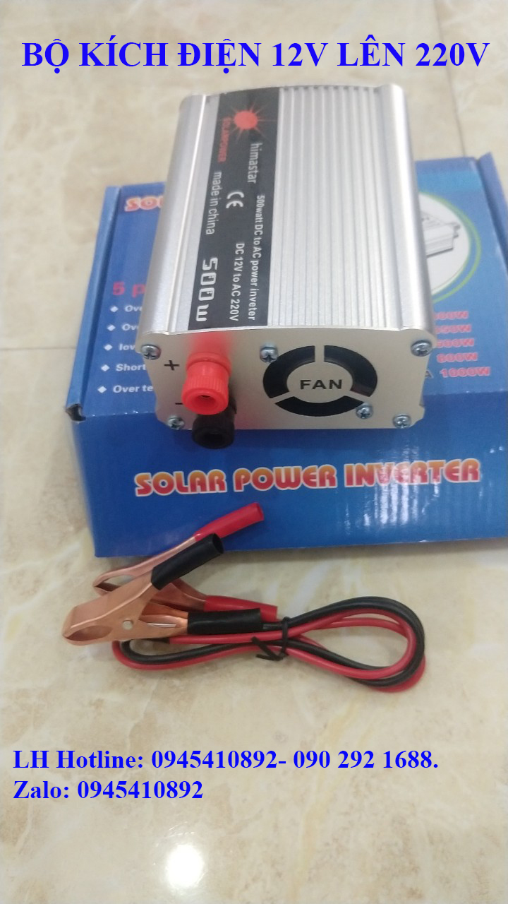 Bộ kích điện ắc quy 12V lên 220V 500W INVERTER