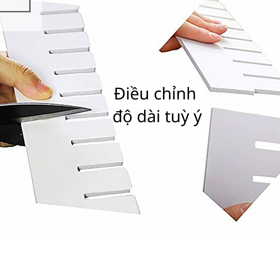 Bộ Thanh Chia Ngăn Kéo Tủ Có Thể Điều Chỉnh Giúp Đồ Bếp, Đồ Trang Điểm, Quần Áo Lót Ngăn Nắp