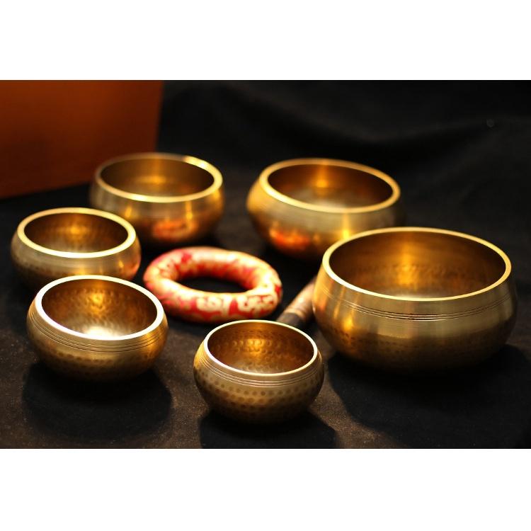 Bát Xoay Nepal - Chuông Xoay Nepal -  Chuông Xoay Nepal, Bát Hát, Singing Bowl Kèm Dùi  8cm