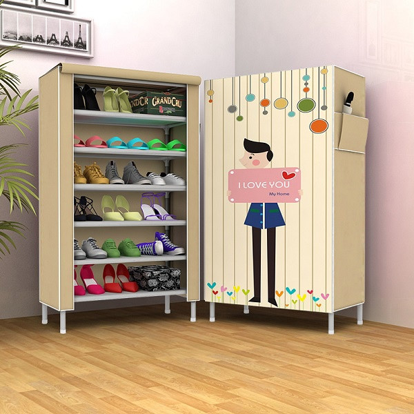 Tủ Giày Dép 6 tầng 3D 2