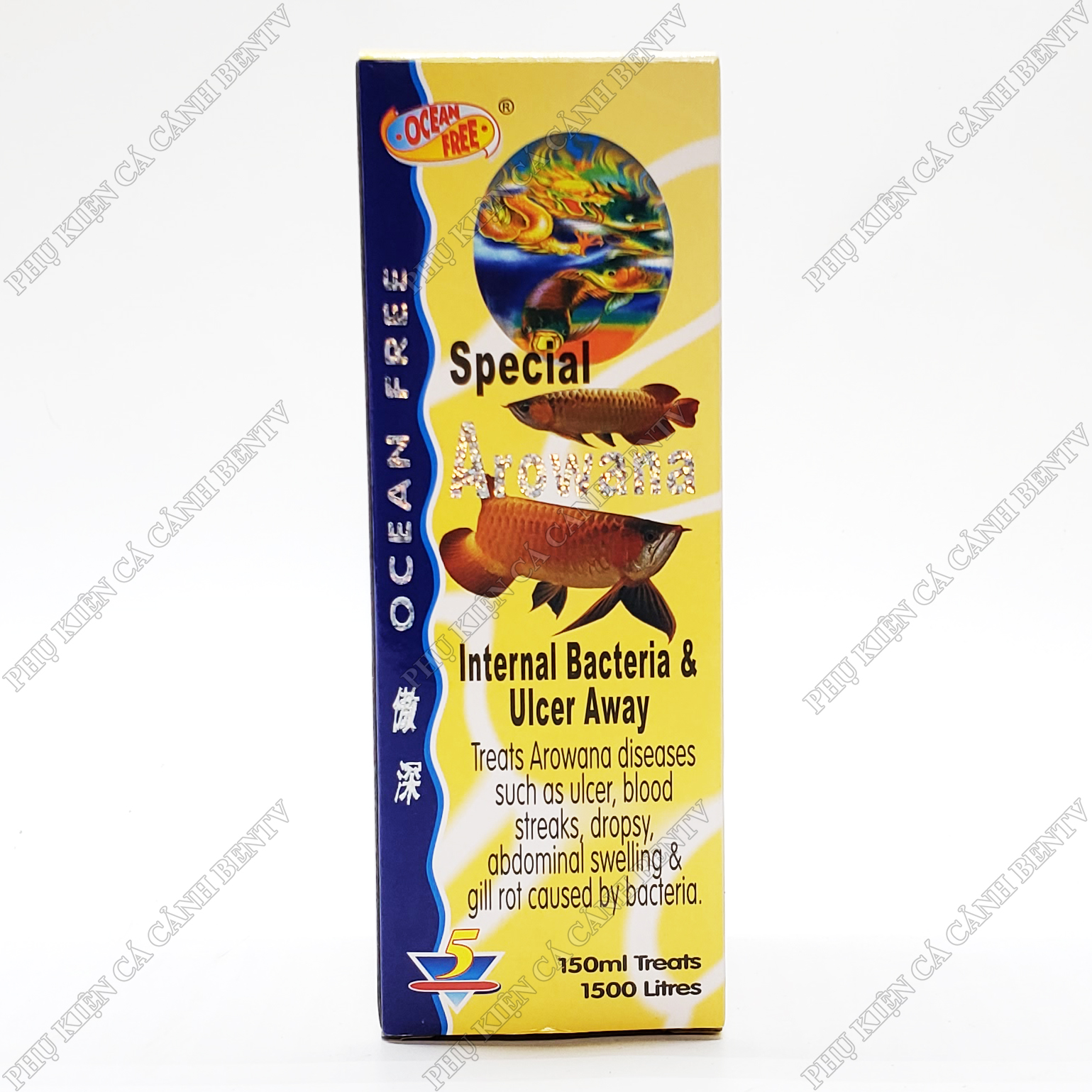 Chai Số 5 Diệt Nấm Đen Kênh Vảy Cho Cá Rồng
