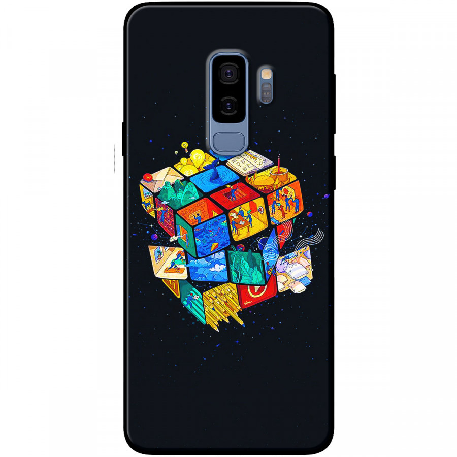 Ốp lưng Samsung S9 Plus Minion-Mẫu Rubik