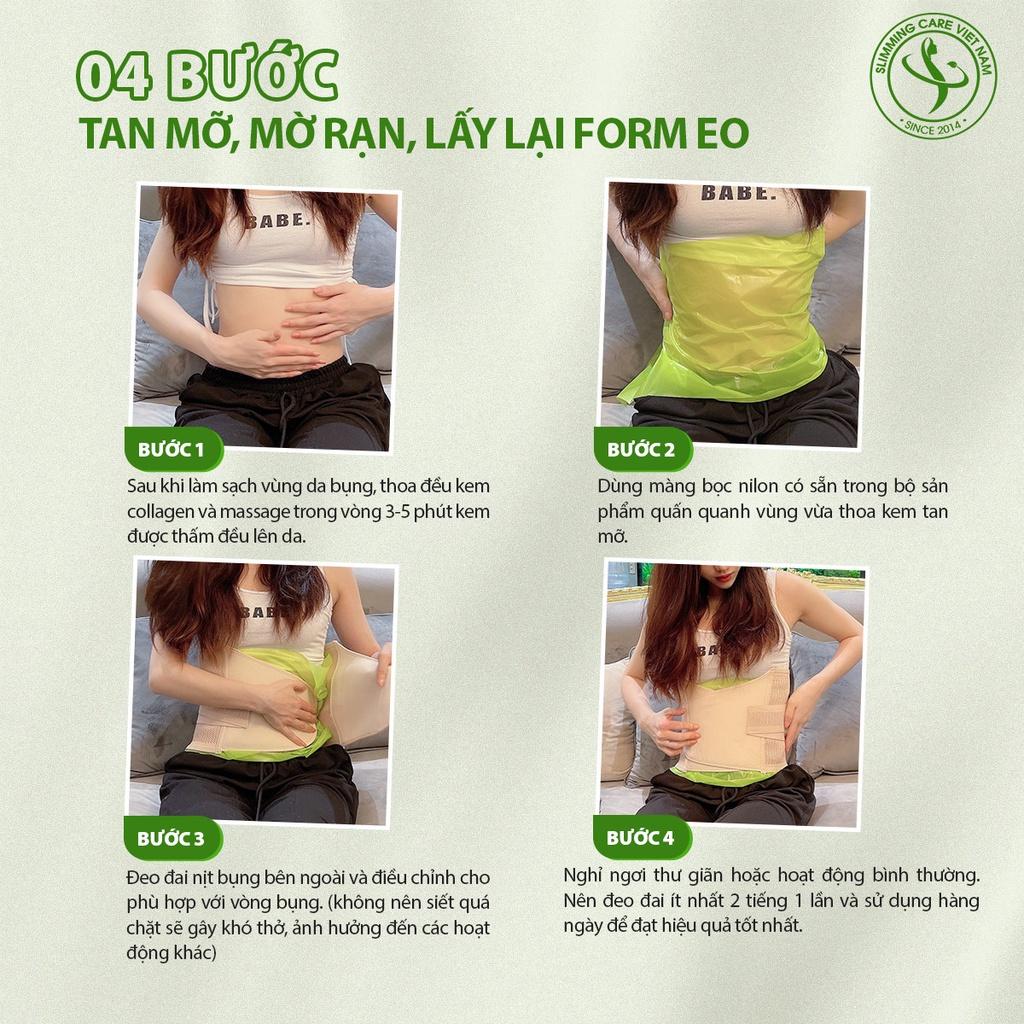 Bộ đai định hình Slimming Care Day Collagen trọn bộ 500g