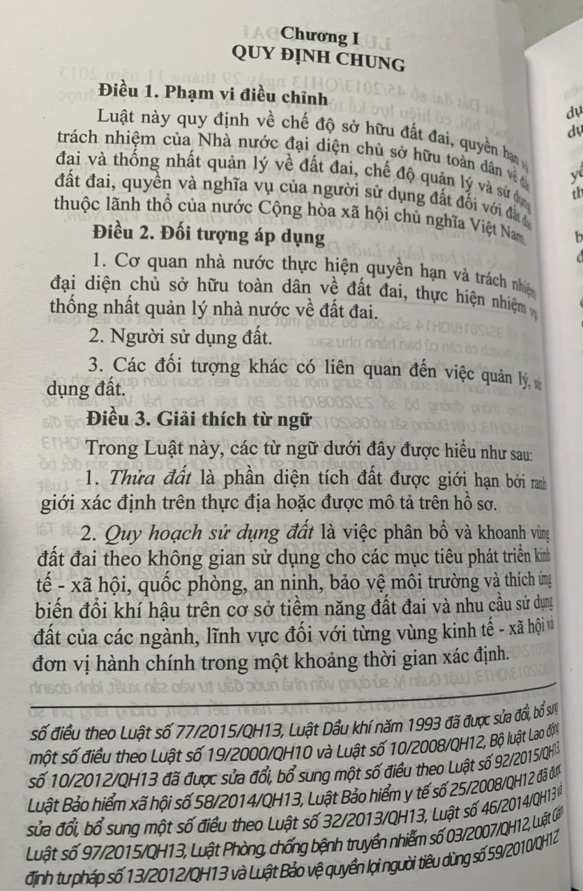 Luật đất đai và văn bản hướng dẫn thi hành