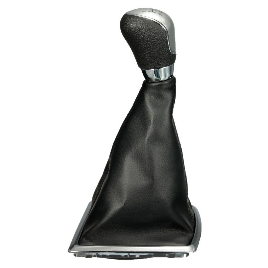 5-Speed Gear Knob Gaitor Boot Cover PU Leather for 2005-08