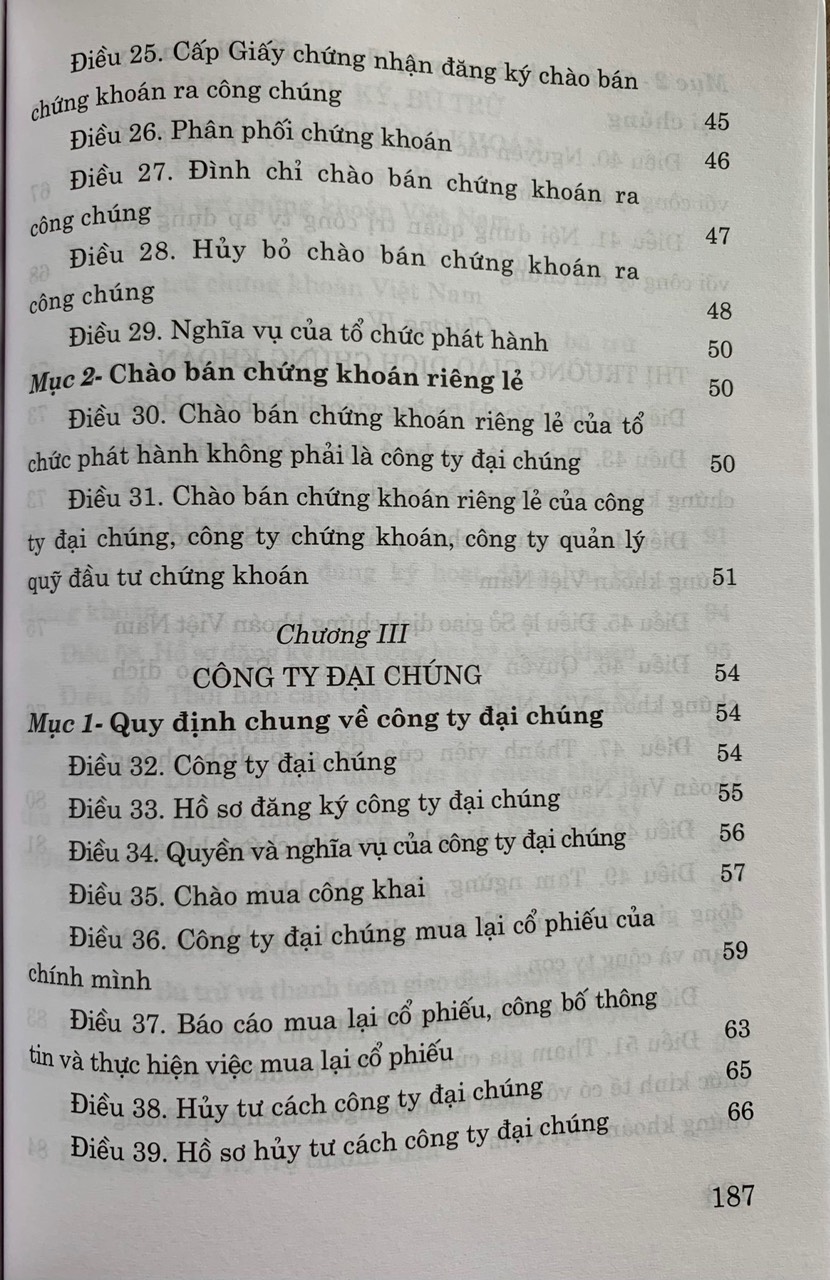 Luật Chứng Khoán