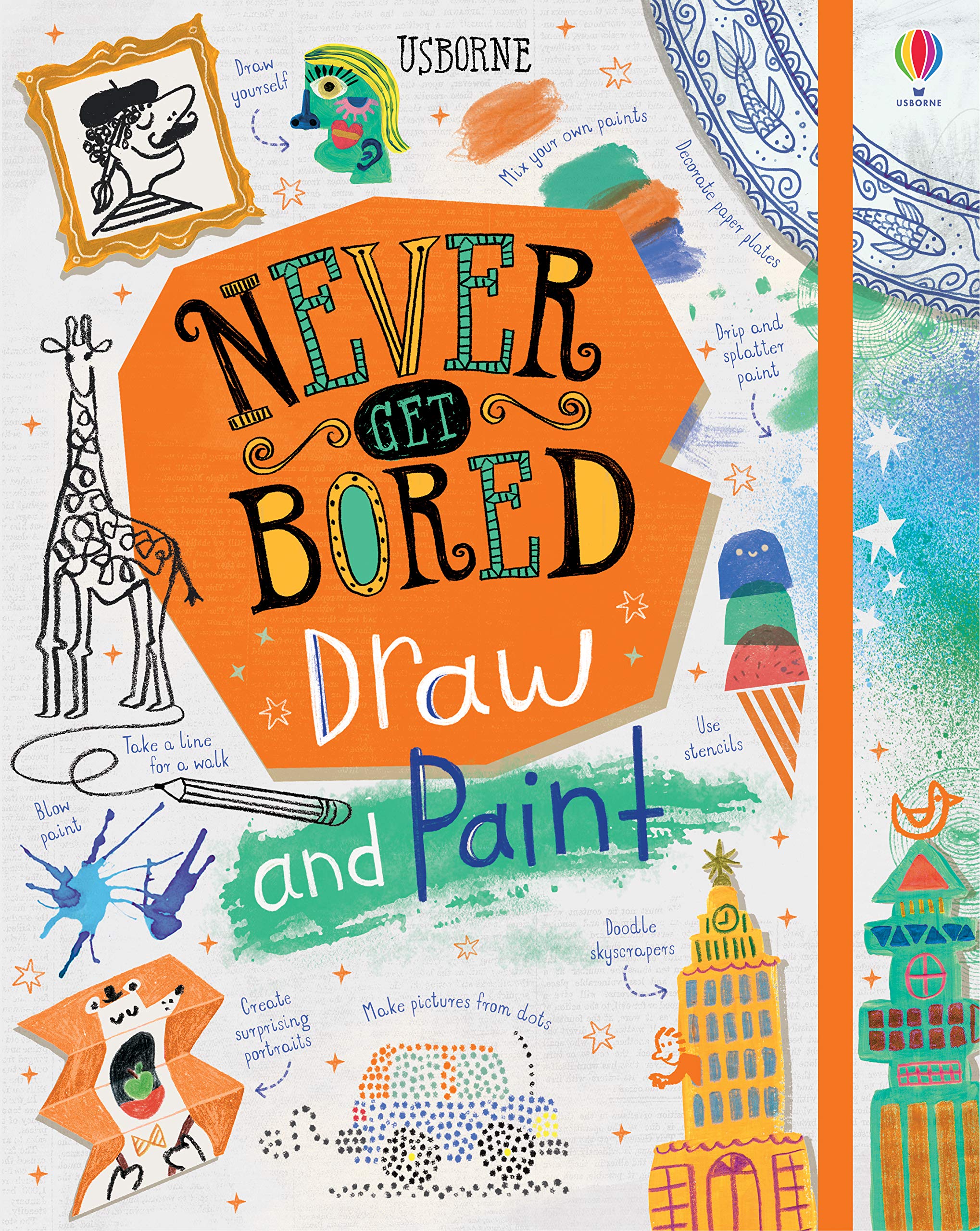 Sách tiếng Anh: Never Get Bored Draw And Paint