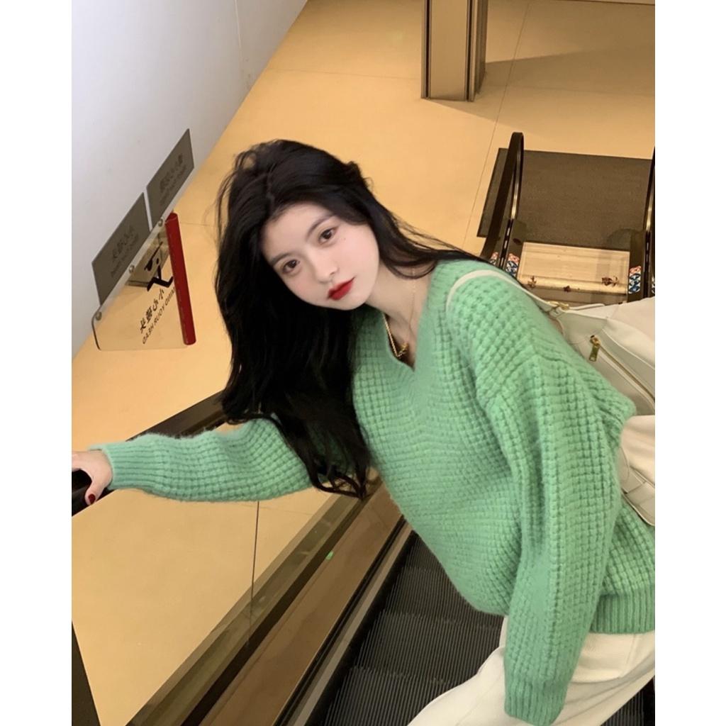 Áo Sweater chất len dày sụ khách ơi