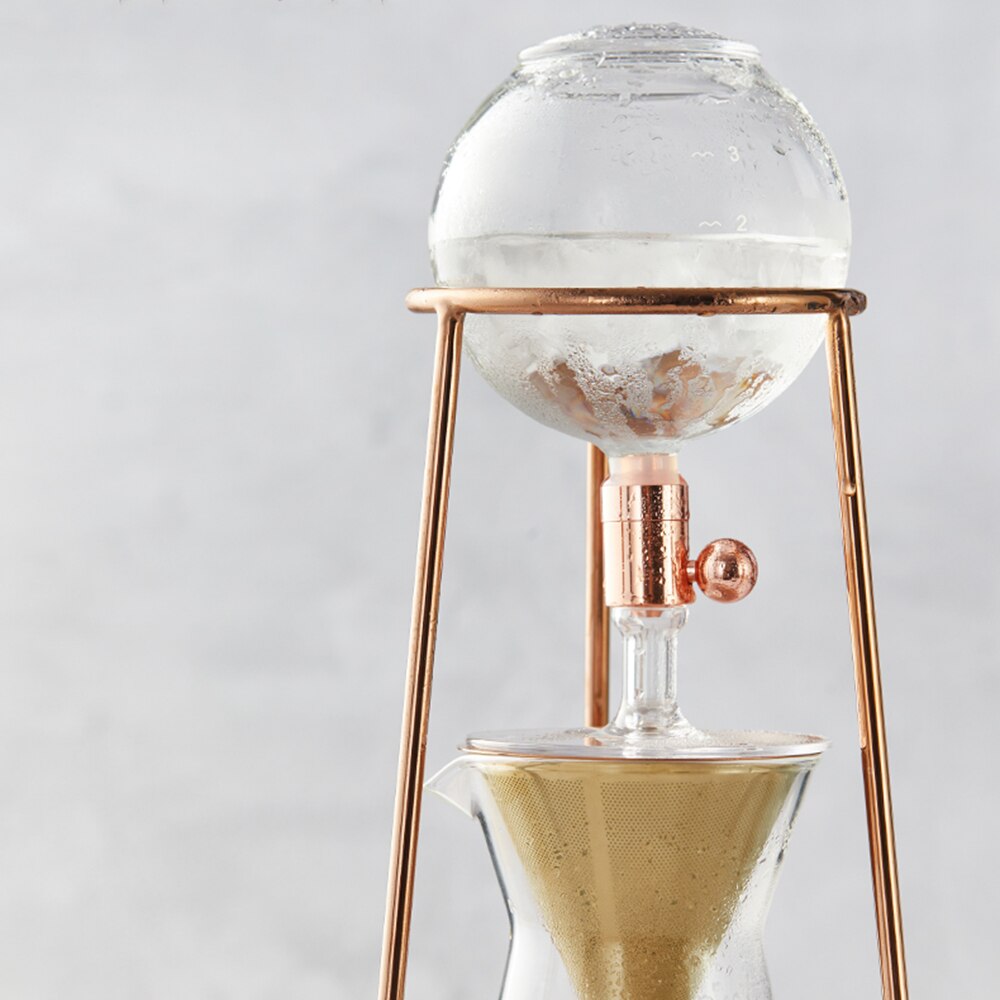 [Hàng chính hãng Hero] - Tháp pha cà phê Hero DingYuan MINI Icedrip coffee maker 2 -4 cups / Màu Rose Gold
