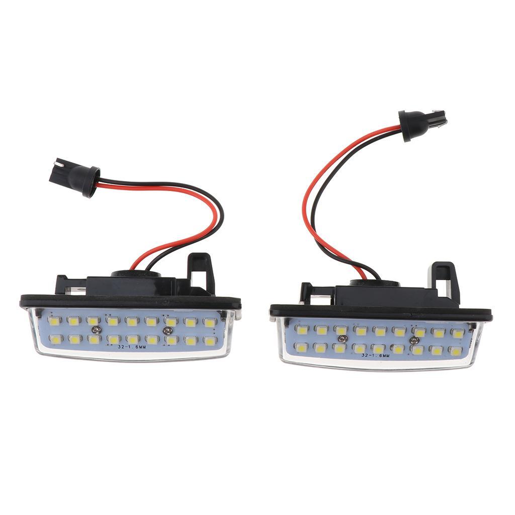 2 Pack Truck LED Tail Lamp Rear Number Light Bulbs for