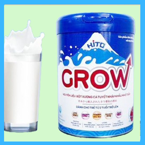 Sữa Bột Hito Grow Tăng Chiều Cao Cho Trẻ 2-18 Tuổi - Hộp 800g