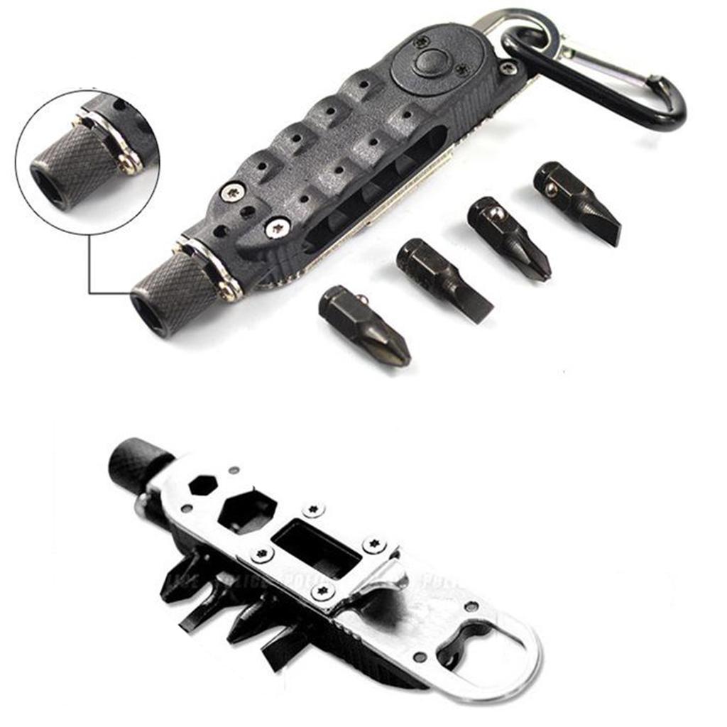 Alloy Multi-Tool Screwdriver Keychain Outdoor Camping Maintenance