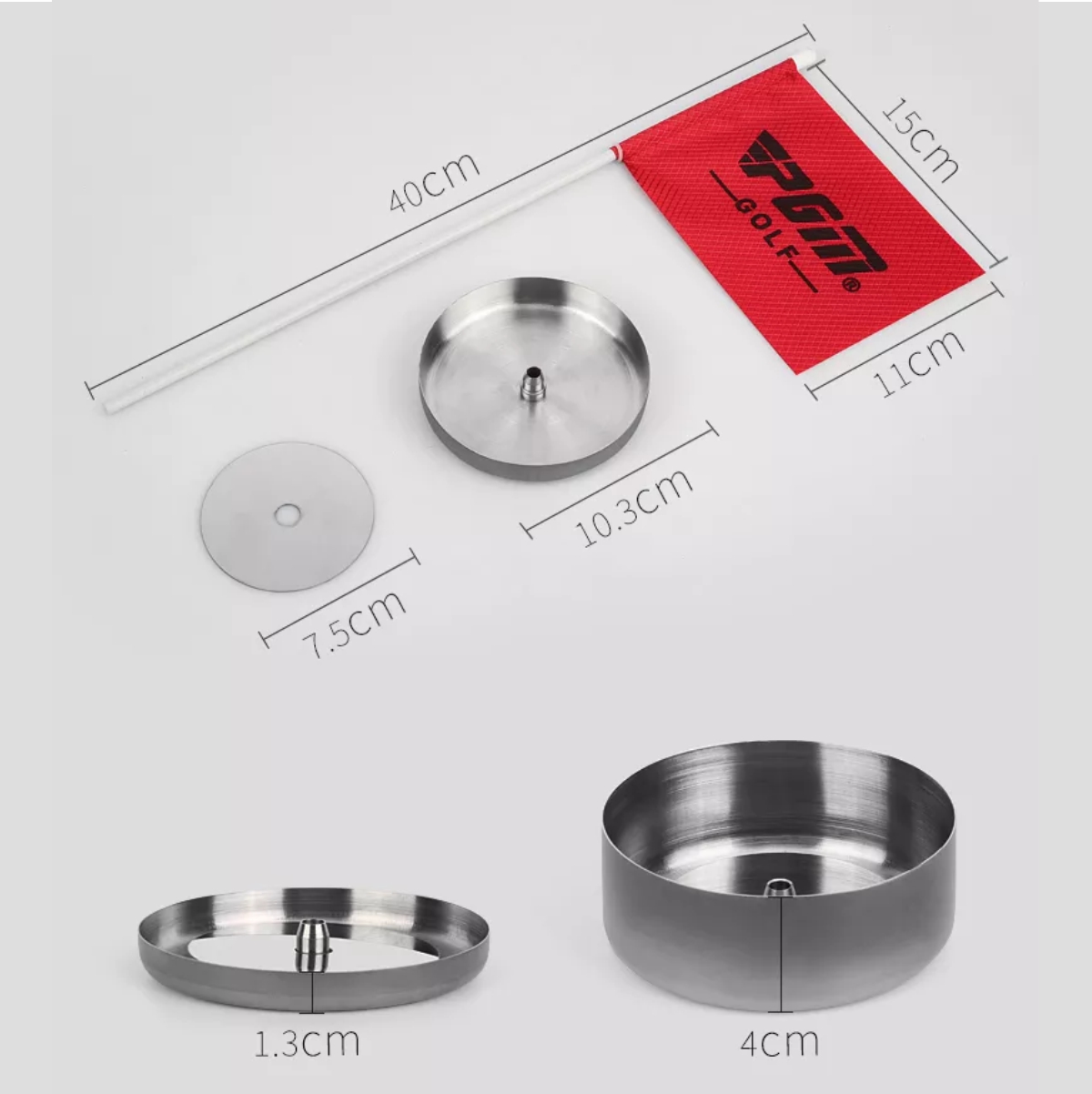 Bộ Cờ Lỗ Golf inox
