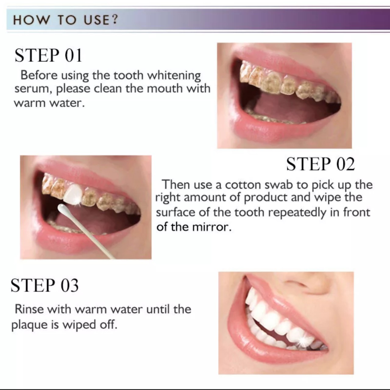 Tinh chất làm trắng răng loại bỏ sạch mảng bám ố vàng trên răng hiệu quả hàng cao câp