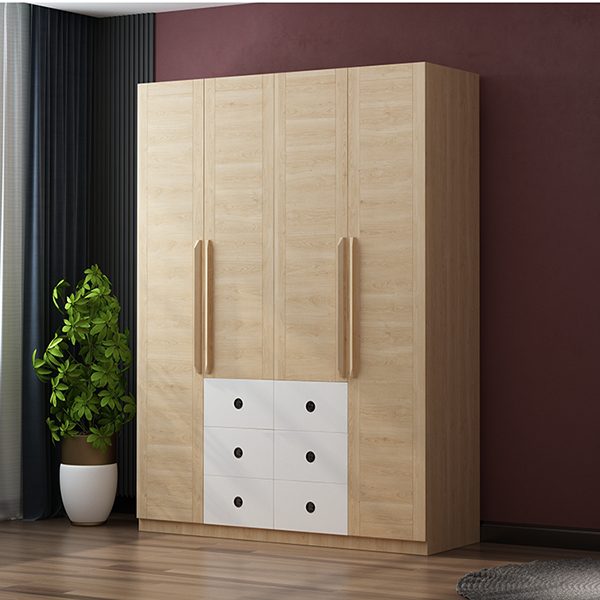 Tủ để quần áo gỗ sồi tự nhiên cao cấp