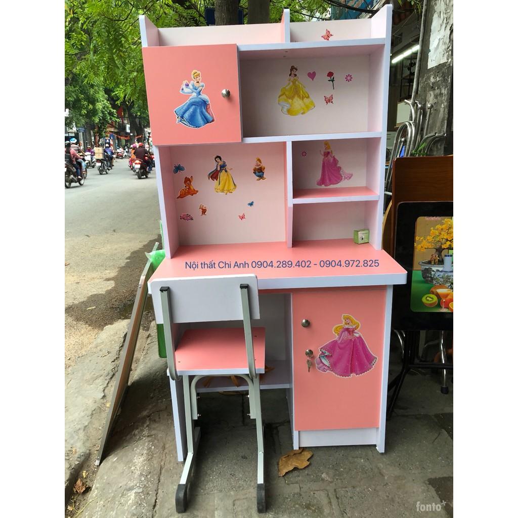 Bộ bàn học sinh hồng, xanh - Nội thất Chi Anh