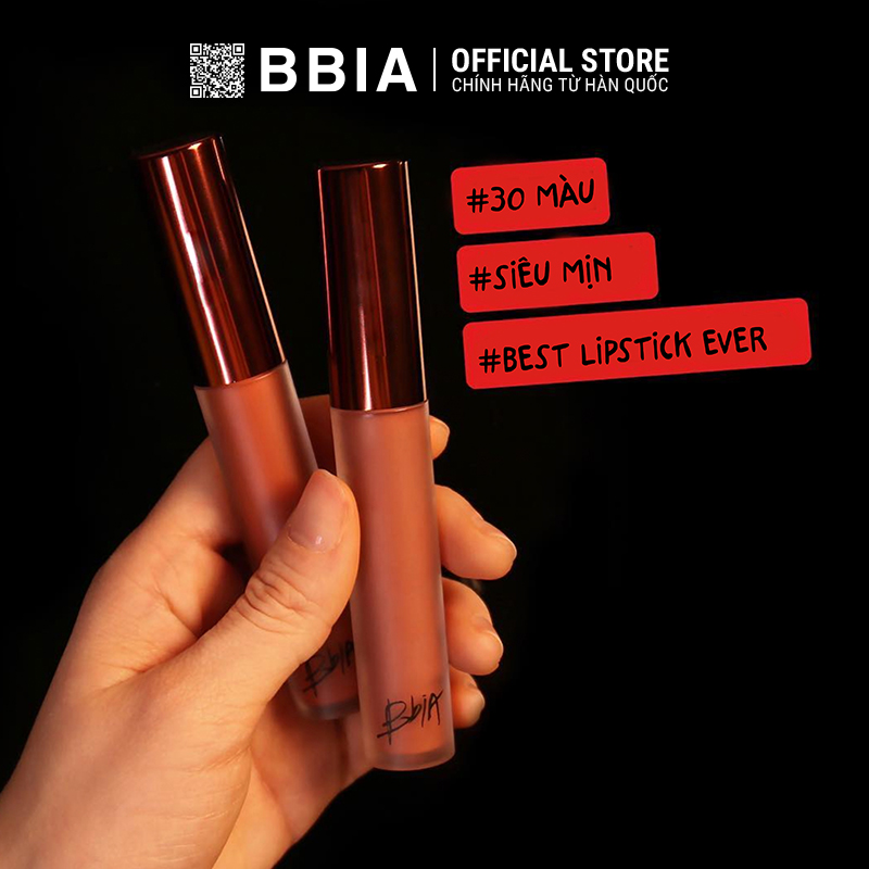 Combo 2 son Bbia Last Velvet Lip Tint -  #25 Final Note và #24 Trendy Note