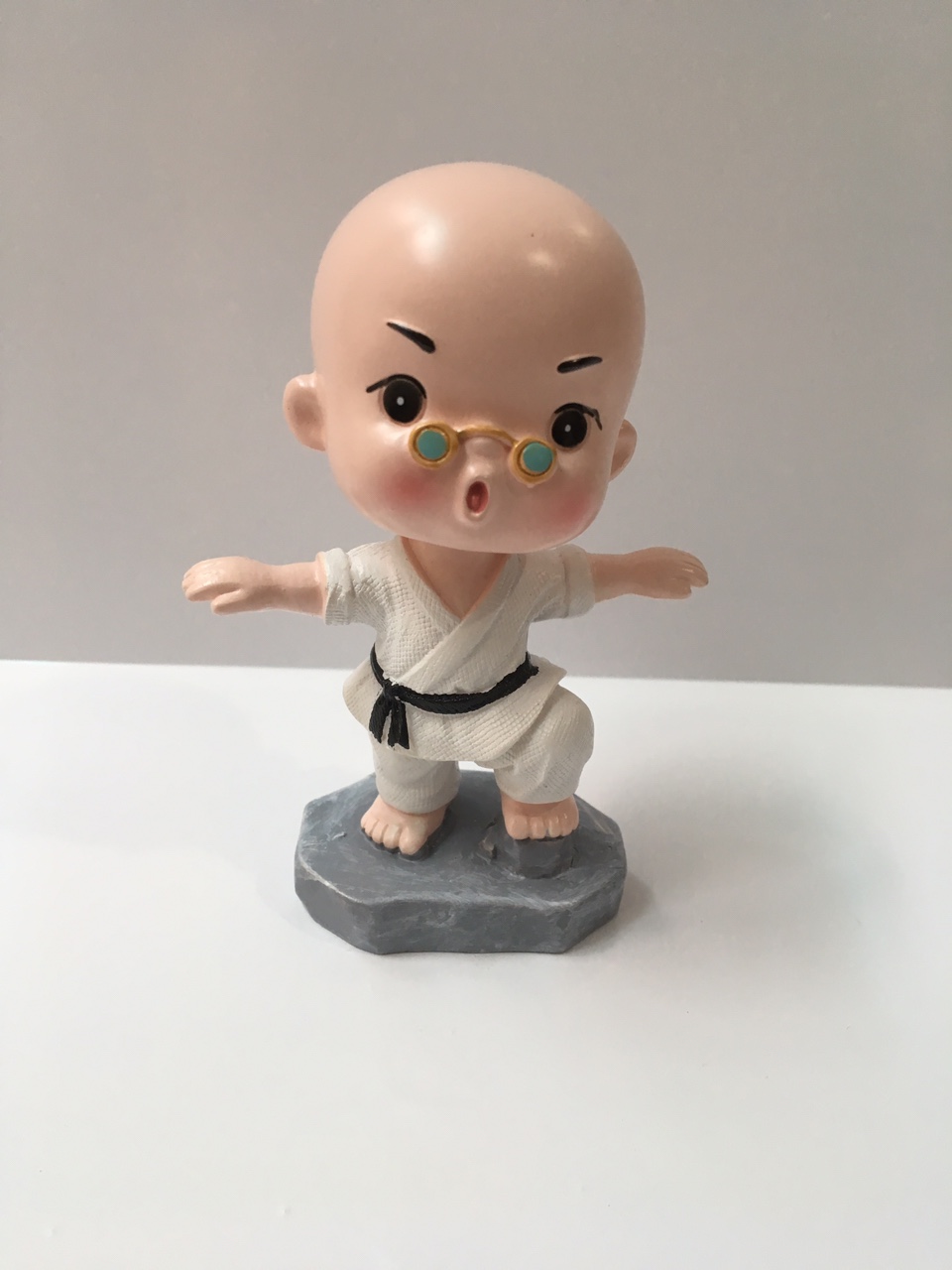 Bộ tượng 4 chú tiểu học võ - đầu lắc lư