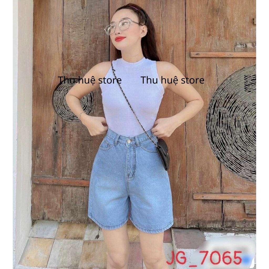 Quần Ngố Ống Rộng Lưng Cao Cực Hách Dáng Thời Trang Cho Nữ