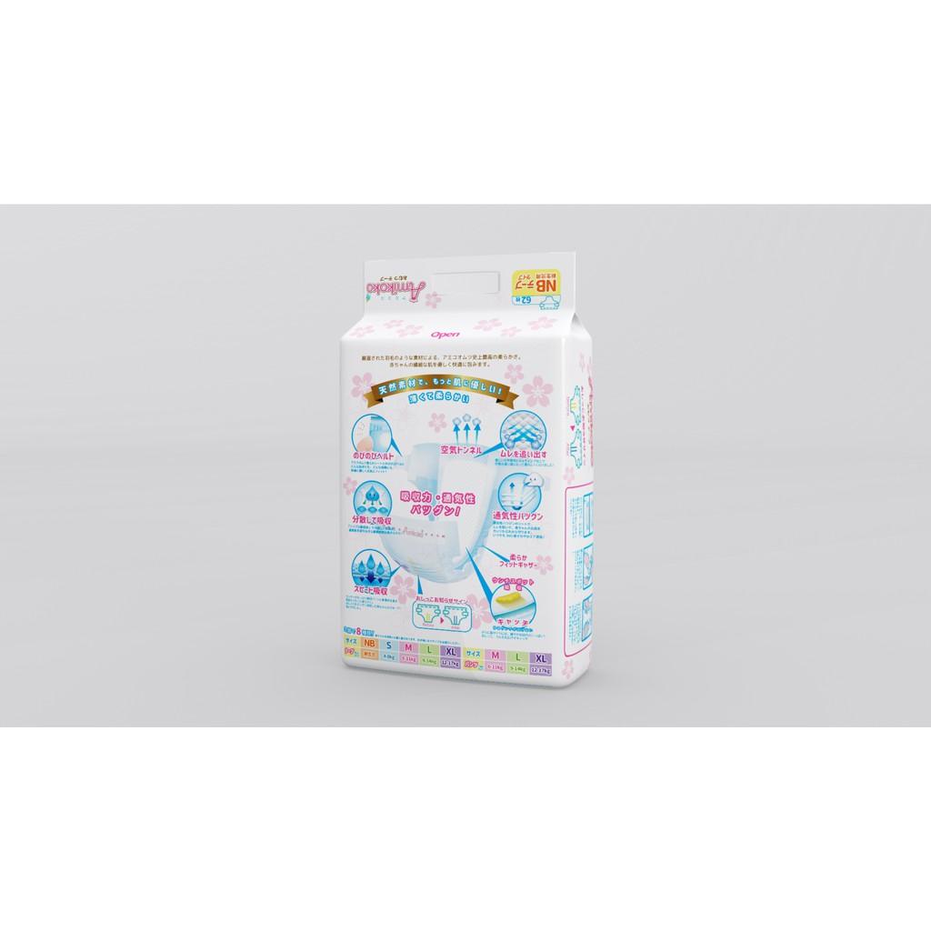 Bỉm - Tã dán Amikoko size NB 62