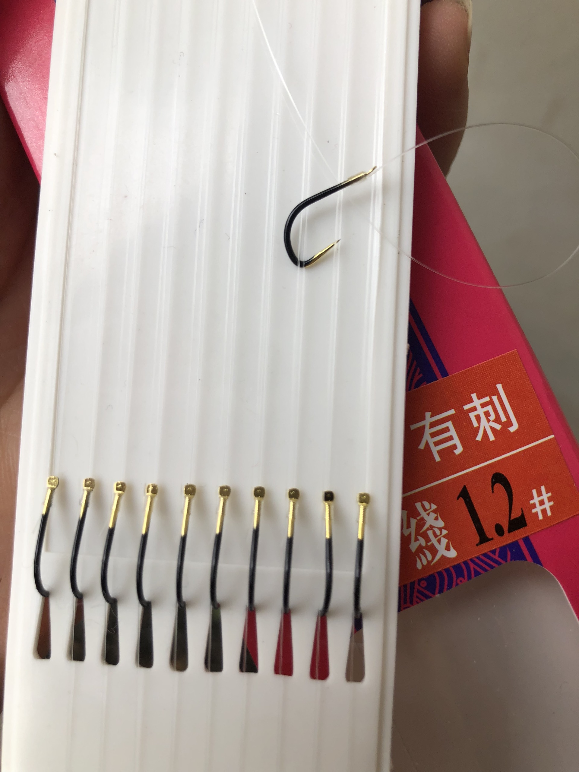 Thẻo lưỡi đôi buộc sẵn có ngạnh 3260