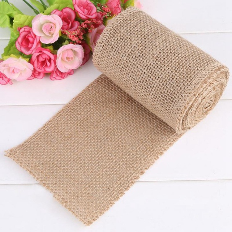 Vải bố cuộn trang trí 20cm x 500cm, trang trí bàn tiệc, chai lọ, bình hoa, tạo nền chụp ảnh sản phẩm, thân thiện môi trường, màu nâu trầm tạo phong cách cổ điển.