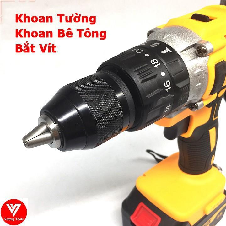 Khoan Pin DeWalt 38V Khoan Bê Tông ,Bắn Vít .Máy Không Than Bảo Hành 10 Tháng