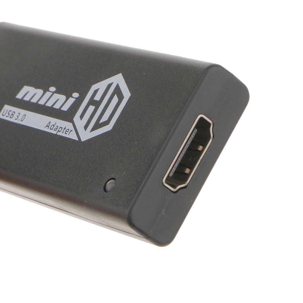 Mini USB 3.0 to 1080P Video Cable Adapter Converter for Laptop HDTV