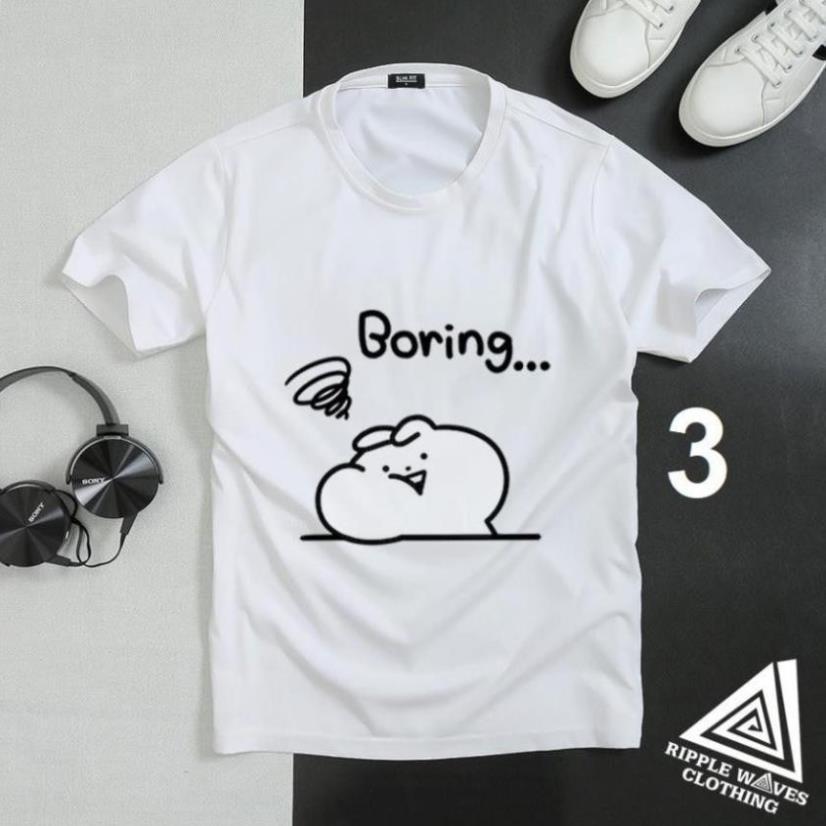 - Áo Thun In Hình Thỏ Tăng Động