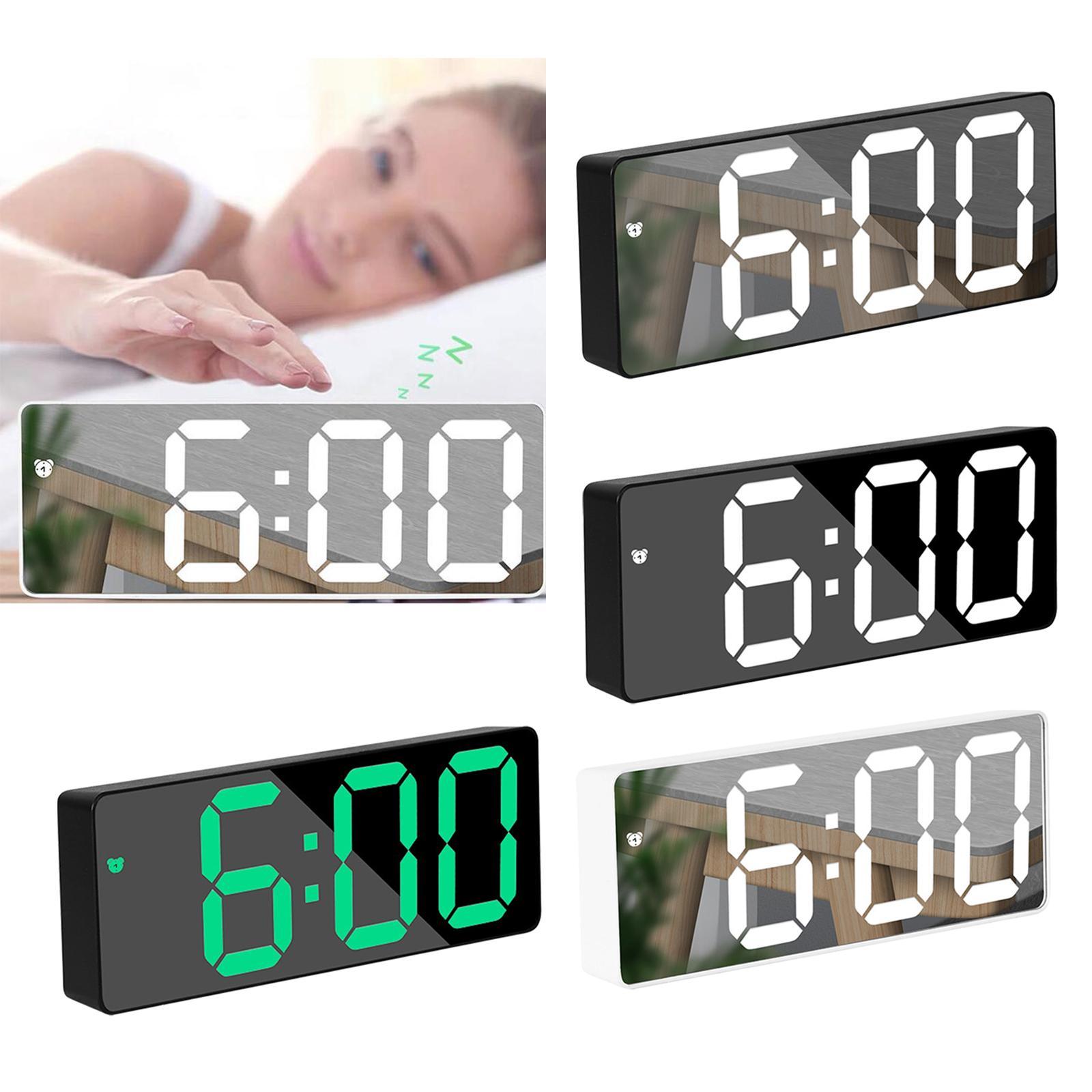 Clock Snooze Large Display Electronic Desktop