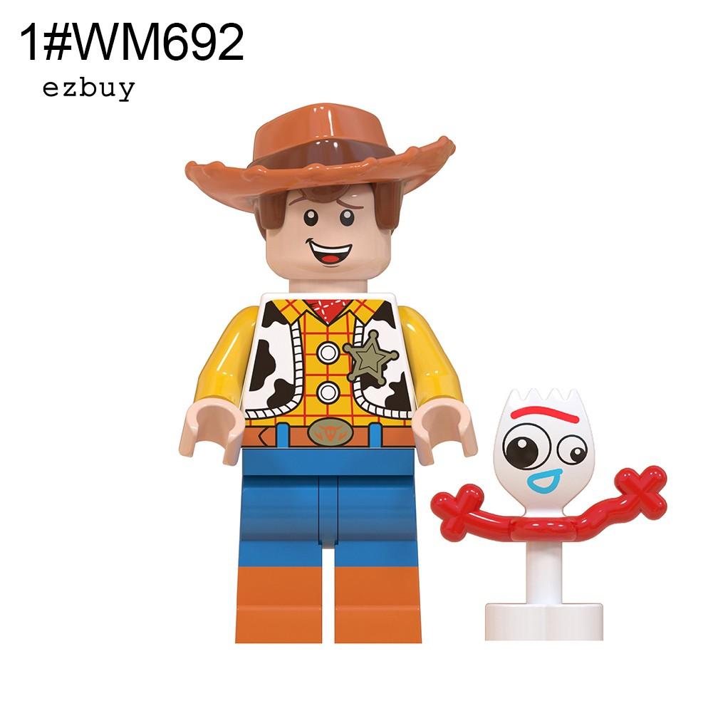 【EY】Toy Story Buzz Lightyear Woody Minifigure Building Blocks Kids Gift Collectible