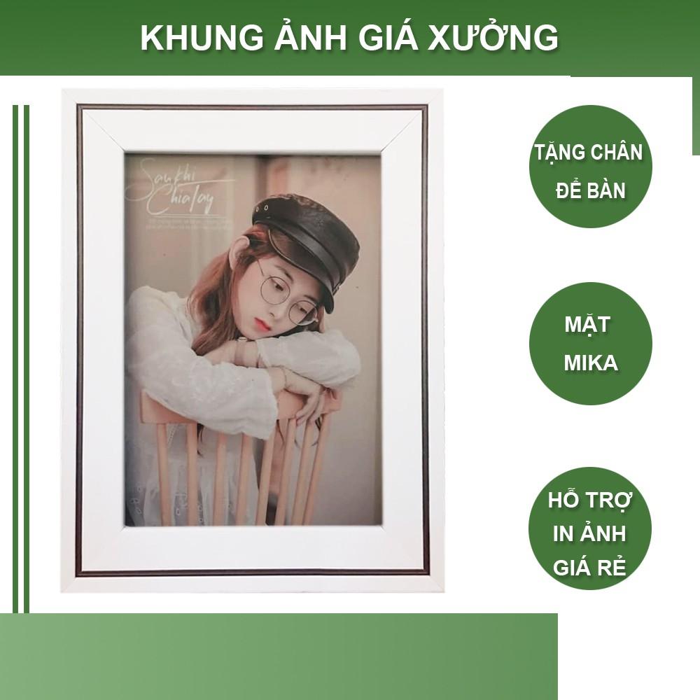 Khung Ảnh Treo Tường 15x21 cm - Bảo Hành Gãy, Vỡ - Hỗ Trợ In Hình - Khung Ảnh Giá Rẻ