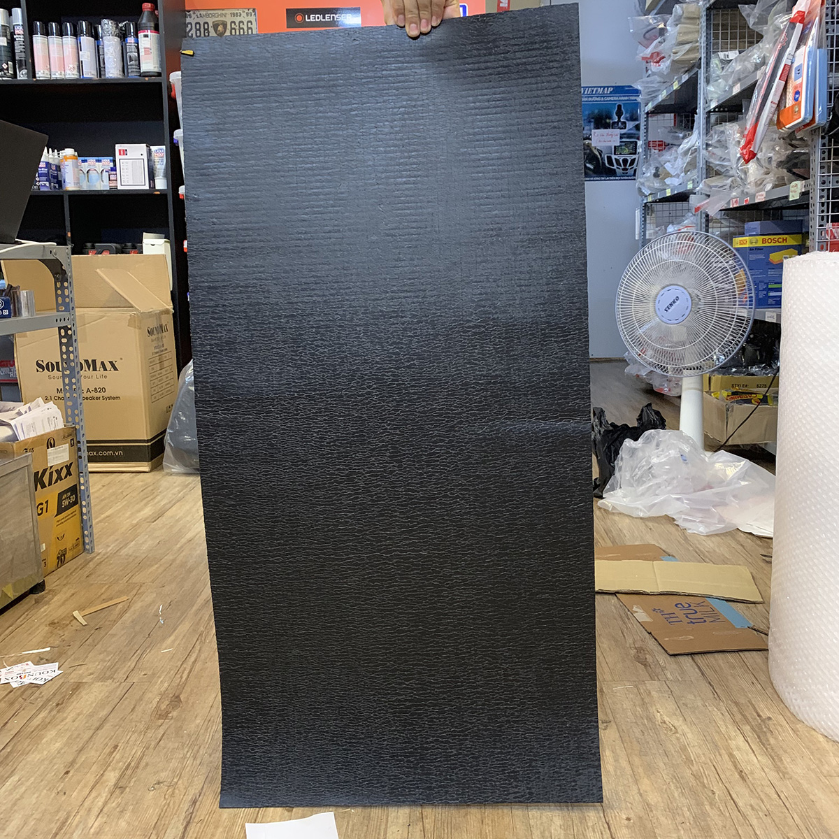 Hộp 4 Tấm dán tiêu âm sàn Bitumen Polymer Wurth Self-Adhesive Fusible Layer 0890100070