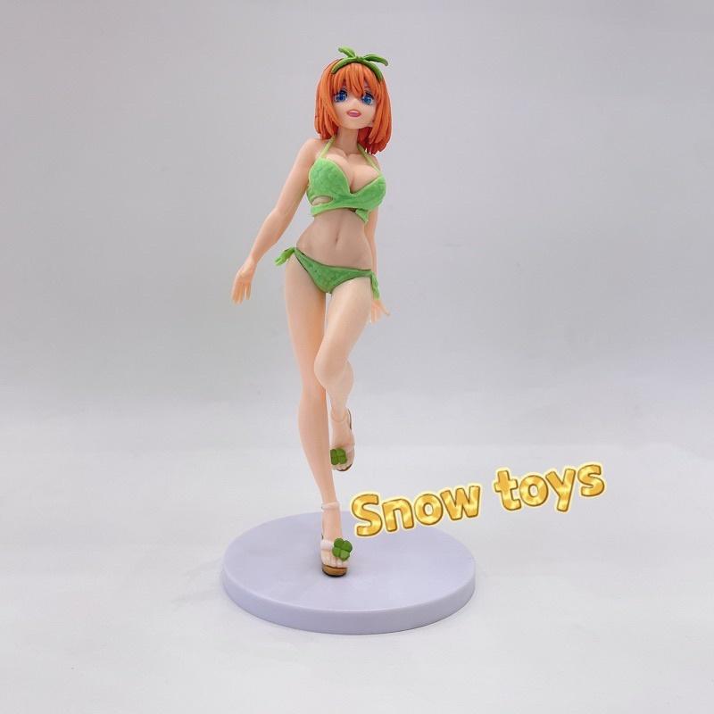 Mô hình Nhà có 5 nàng dâu Gotoubun no Hanayome Ichika Nino Miku Yotsuba Itsuki mặc Bikini Nhà có năm nàng dâu - Cao 20cm